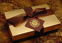Gold Christmas Box